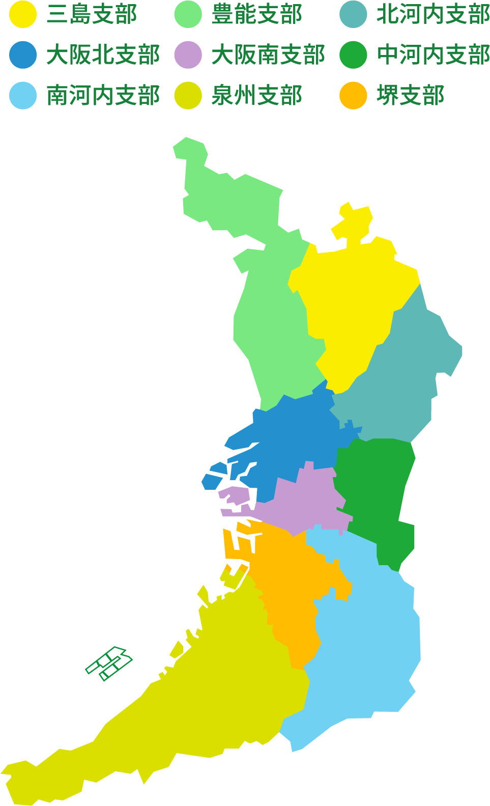 各支部マップ